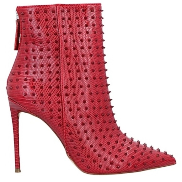 Steve Madden Via-S Red Booties - Picture 4 of 12
